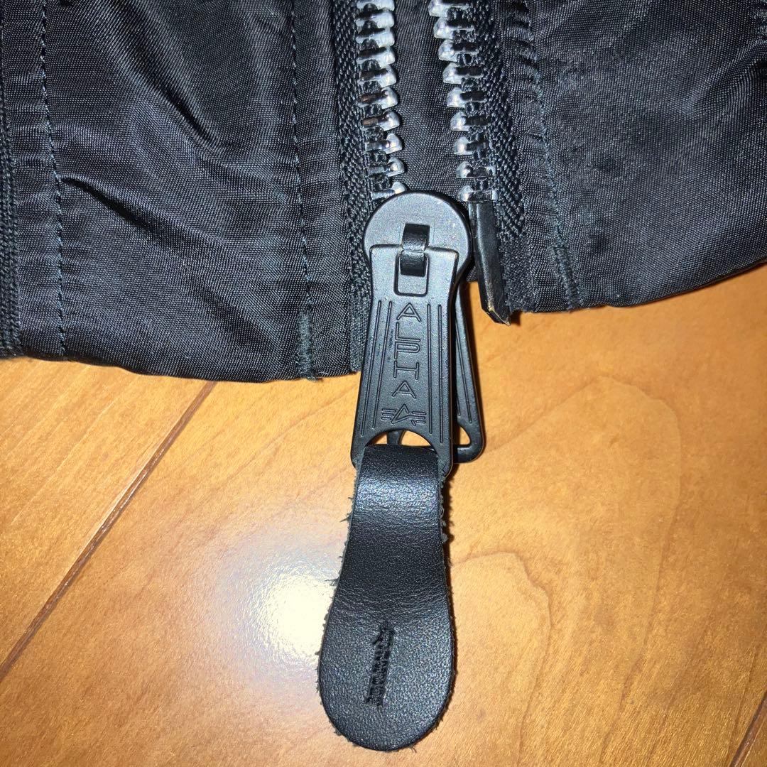 ALPHA アルファ 2000 MA-1 NYLON JACKET XLブラック