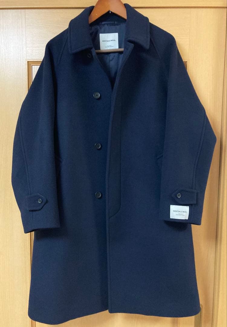 未使用品！ユナイテッドアローズ SENTDALEWOOL ステンカラー ネイビー