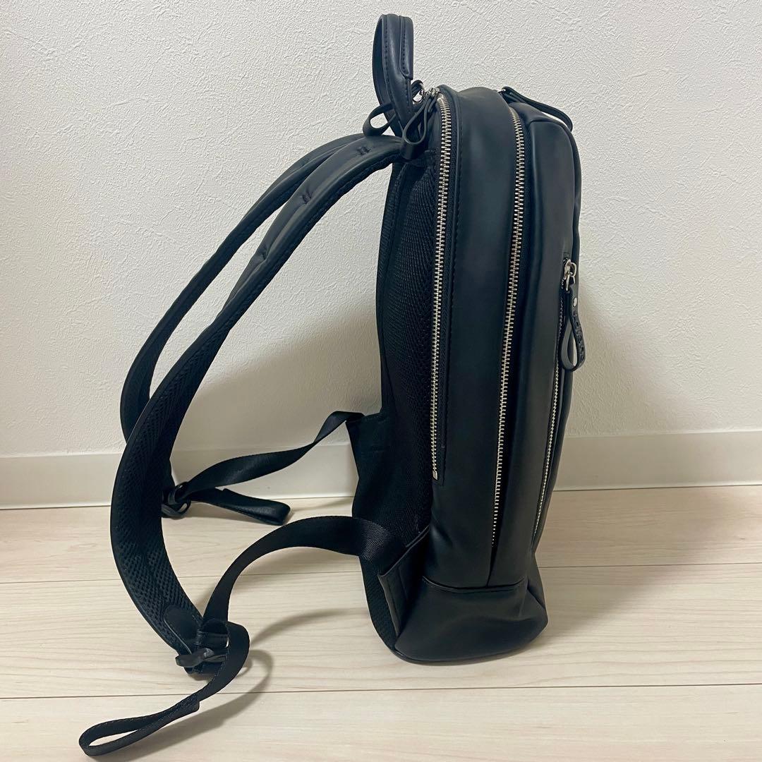 ✨️美品✨️+diana ダイアナ シリコンレザーA4リュック ブラック 保存袋付