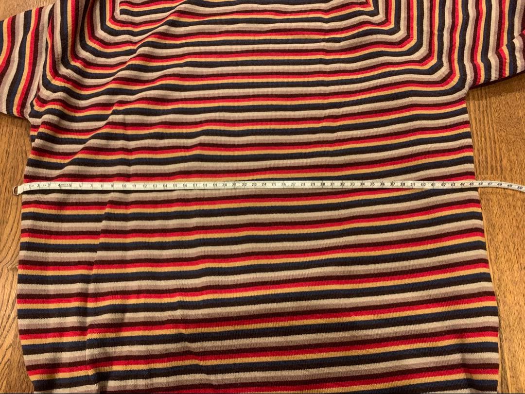 JOHN SMEDLEY ストライプ 長袖カットソー S