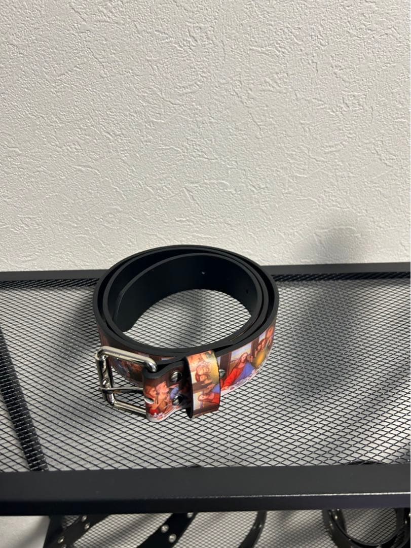 最後の晩餐　Supreme Last Supper Leather Belt M