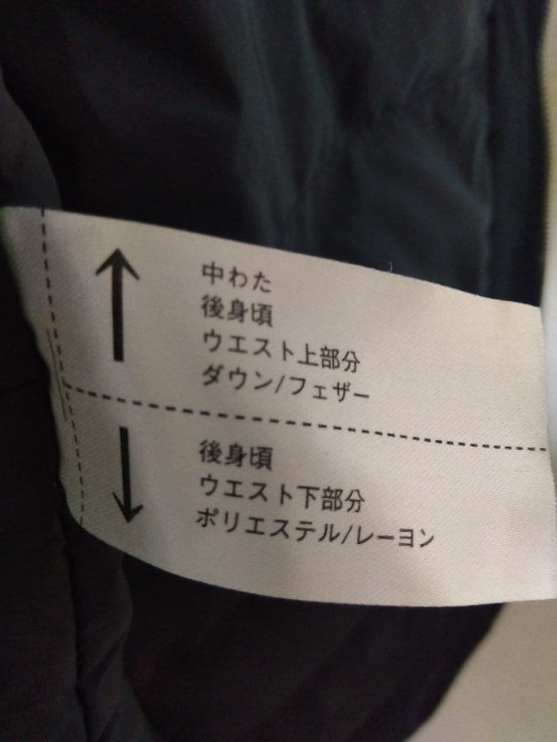 ユニクロ ハイブリッドダウンコート メンズ L ネイビー 通勤 新品