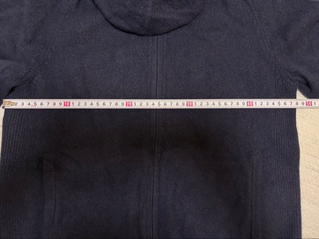 【Patagonia】カシミアフーディ✳︎ジップアップパーカー✳︎メンズS✳︎ネイビー