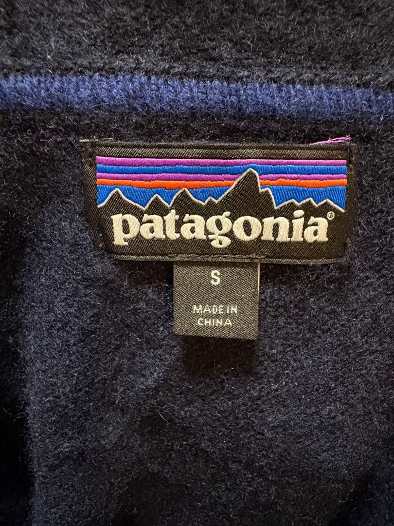 【Patagonia】カシミアフーディ✳︎ジップアップパーカー✳︎メンズS✳︎ネイビー