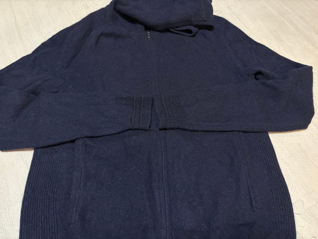 【Patagonia】カシミアフーディ✳︎ジップアップパーカー✳︎メンズS✳︎ネイビー