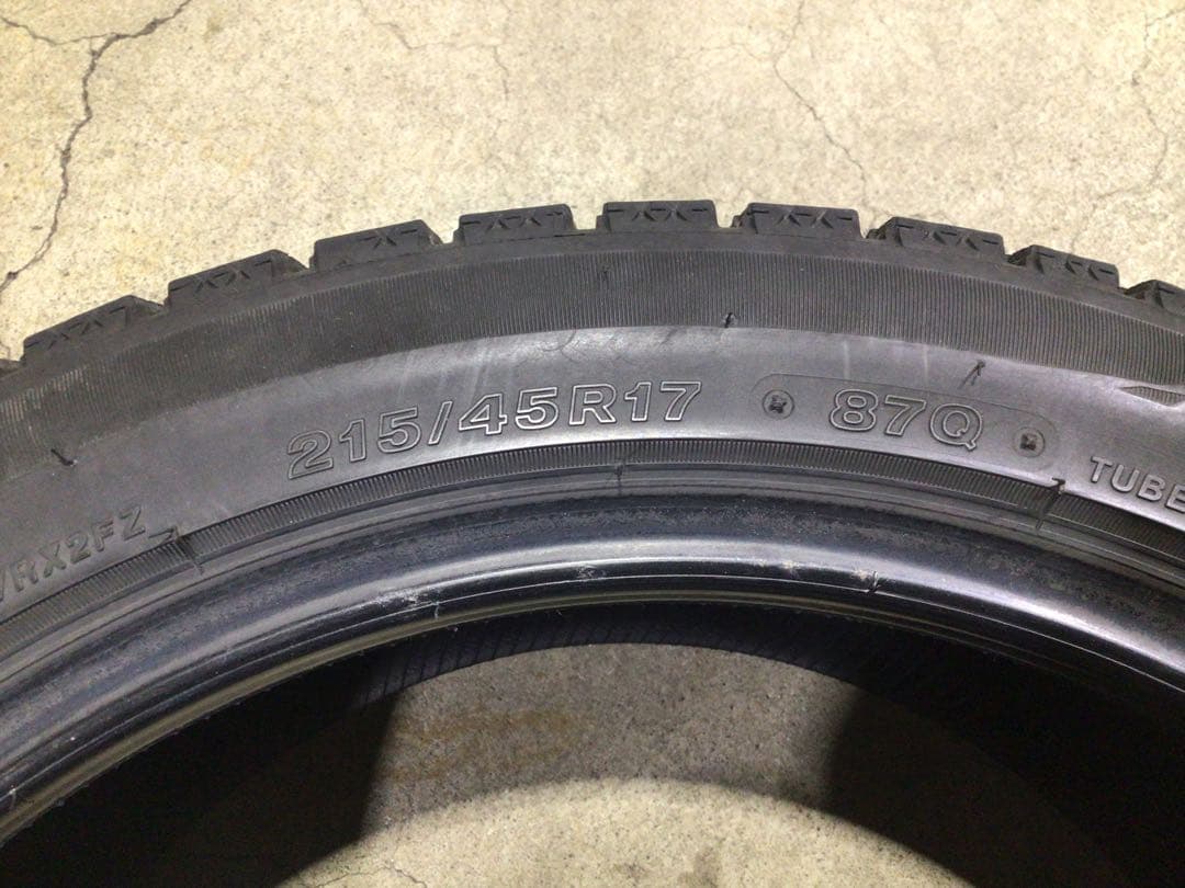 激安 215/45R17 ブリヂストン VRX2 スタッドレス 4本 送料込み