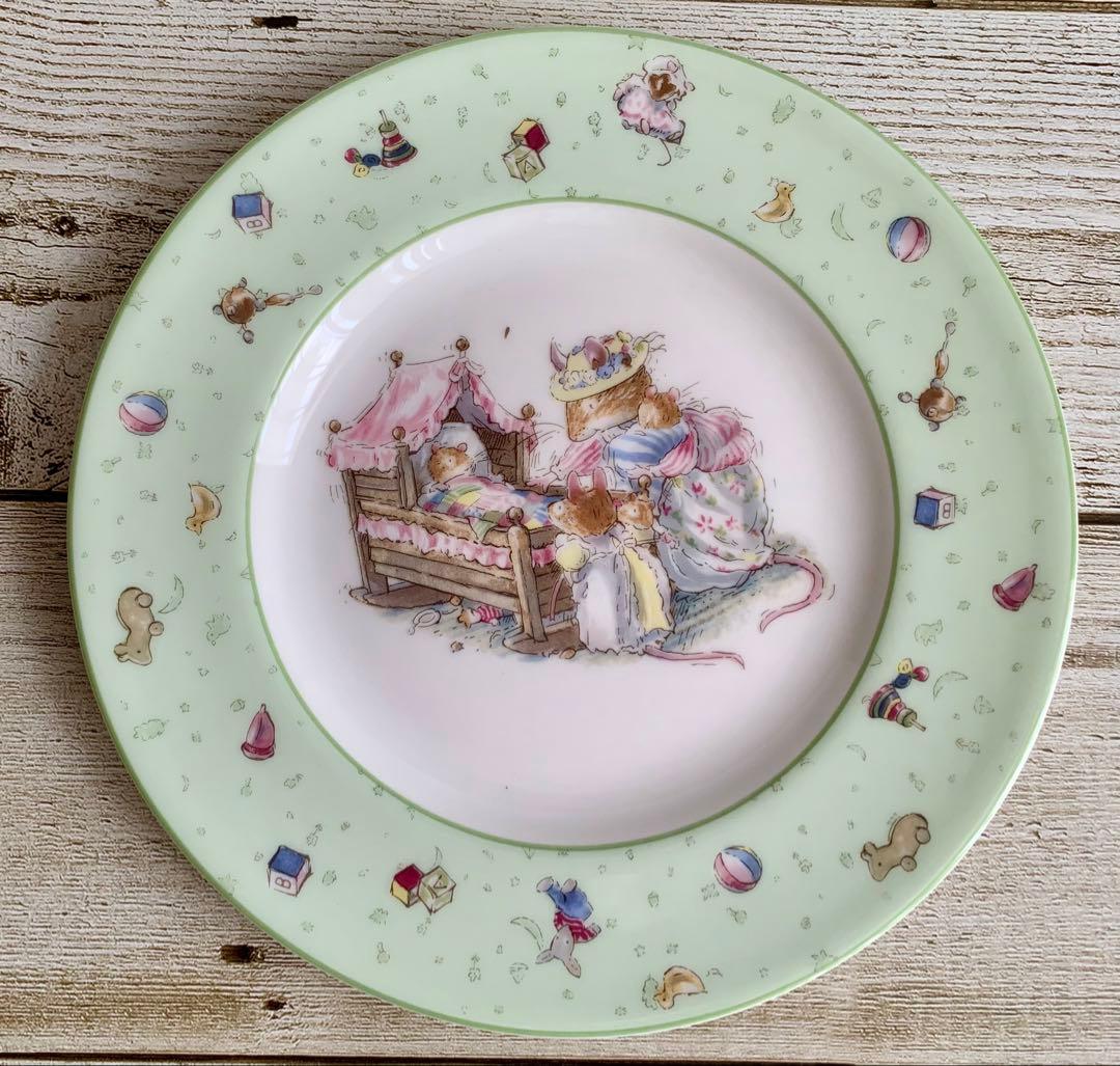 ブランブリーヘッジ 子供用食器 3点セット のばらの村のものがたり