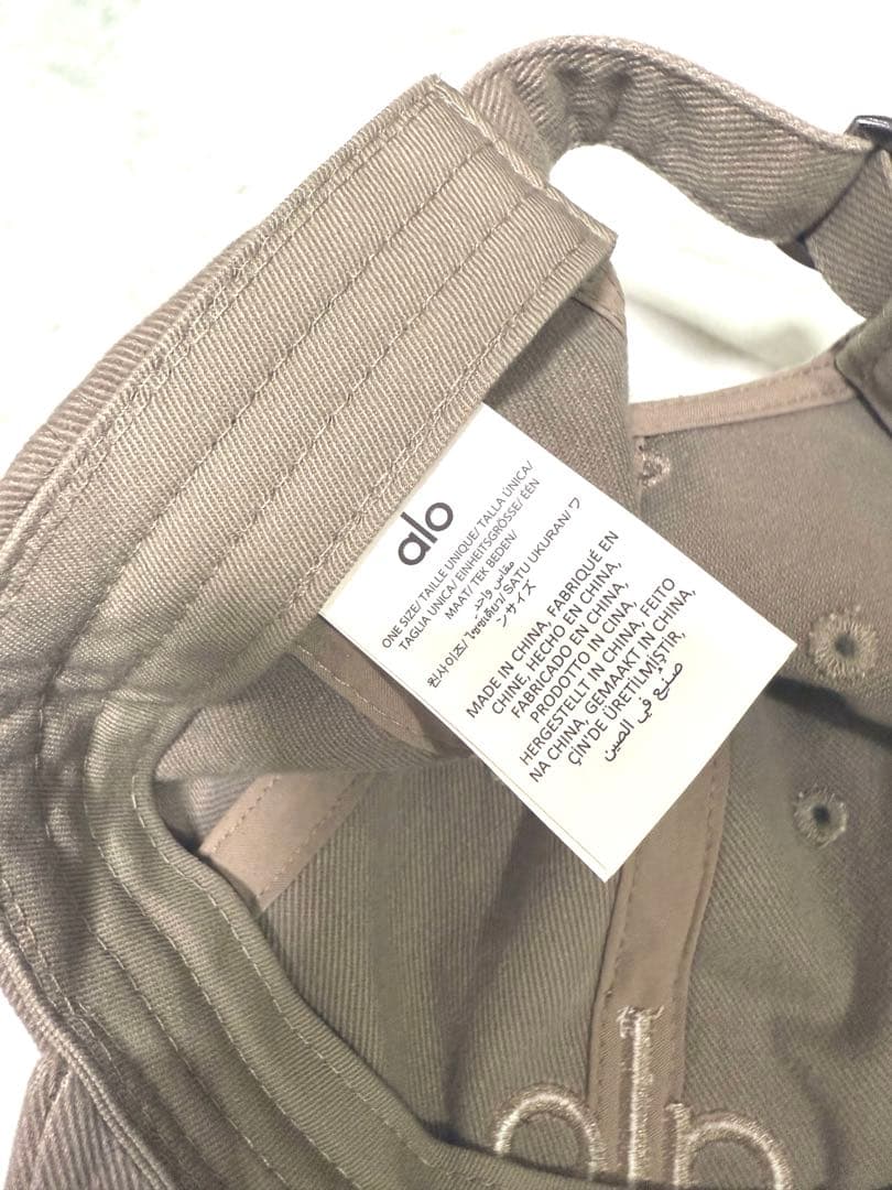 alo キャップ　Washed Off-Duty Cap 限定カラー