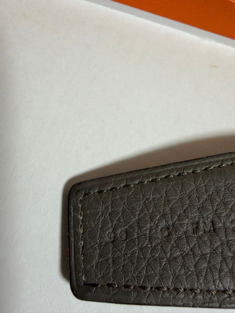 Hermèsレザーベルト90リバーシブル