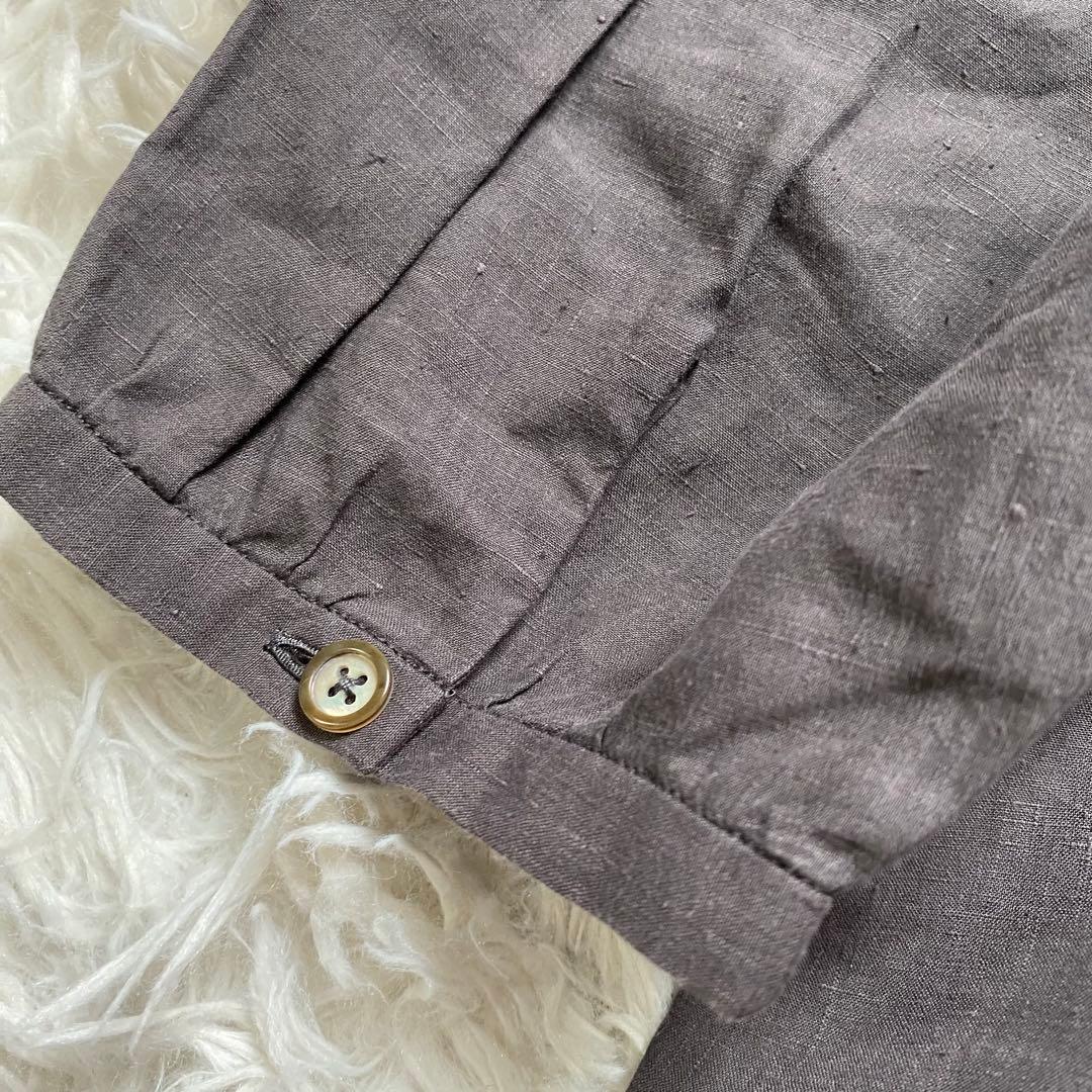 極美品■ミナペルホネン　Tori to hana　刺繍　リネンブラウス　38