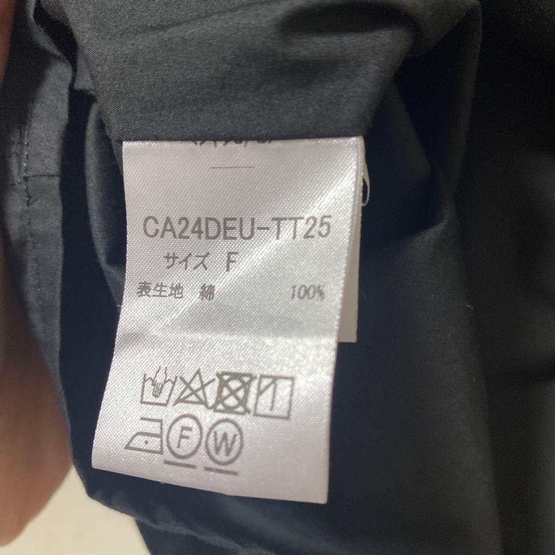 CELERI 2024SS COTTON PUFF ブラウス　黒　美品