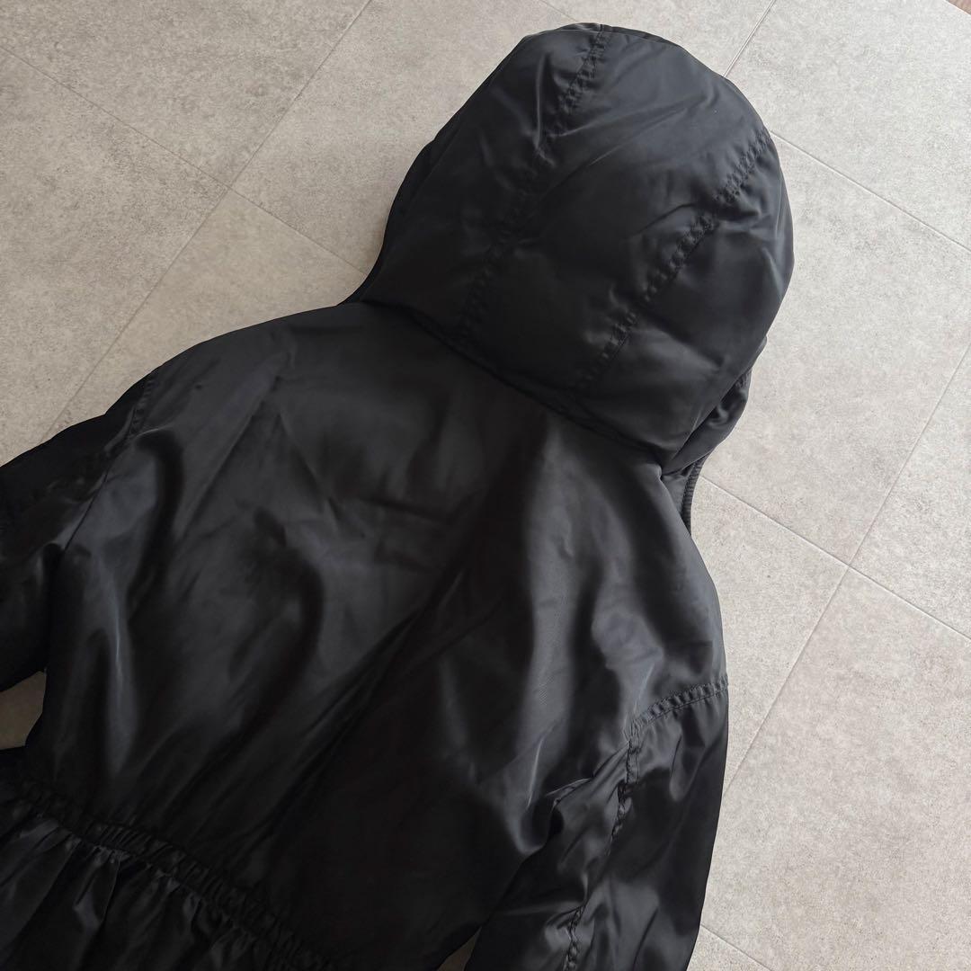 ミュウミュウ　MA-1　ボンバー　フレア　ダウンジャケット　38　Y2K　黒