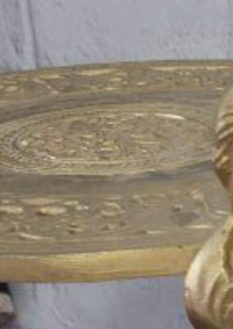 アンティーク　花台　花瓶付き