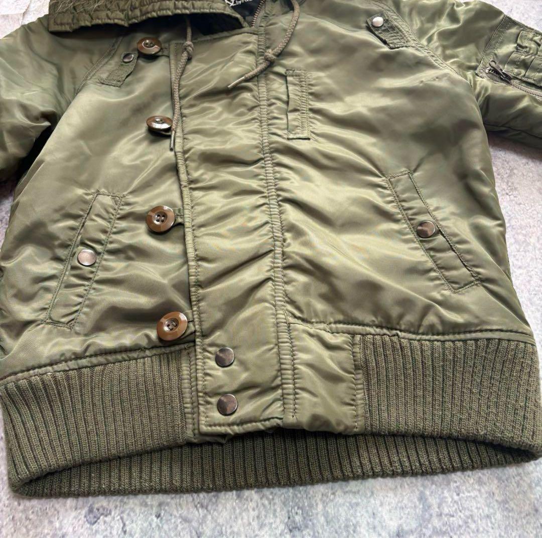 ジャケット・アウター archive N-2B fur military jacket y2k