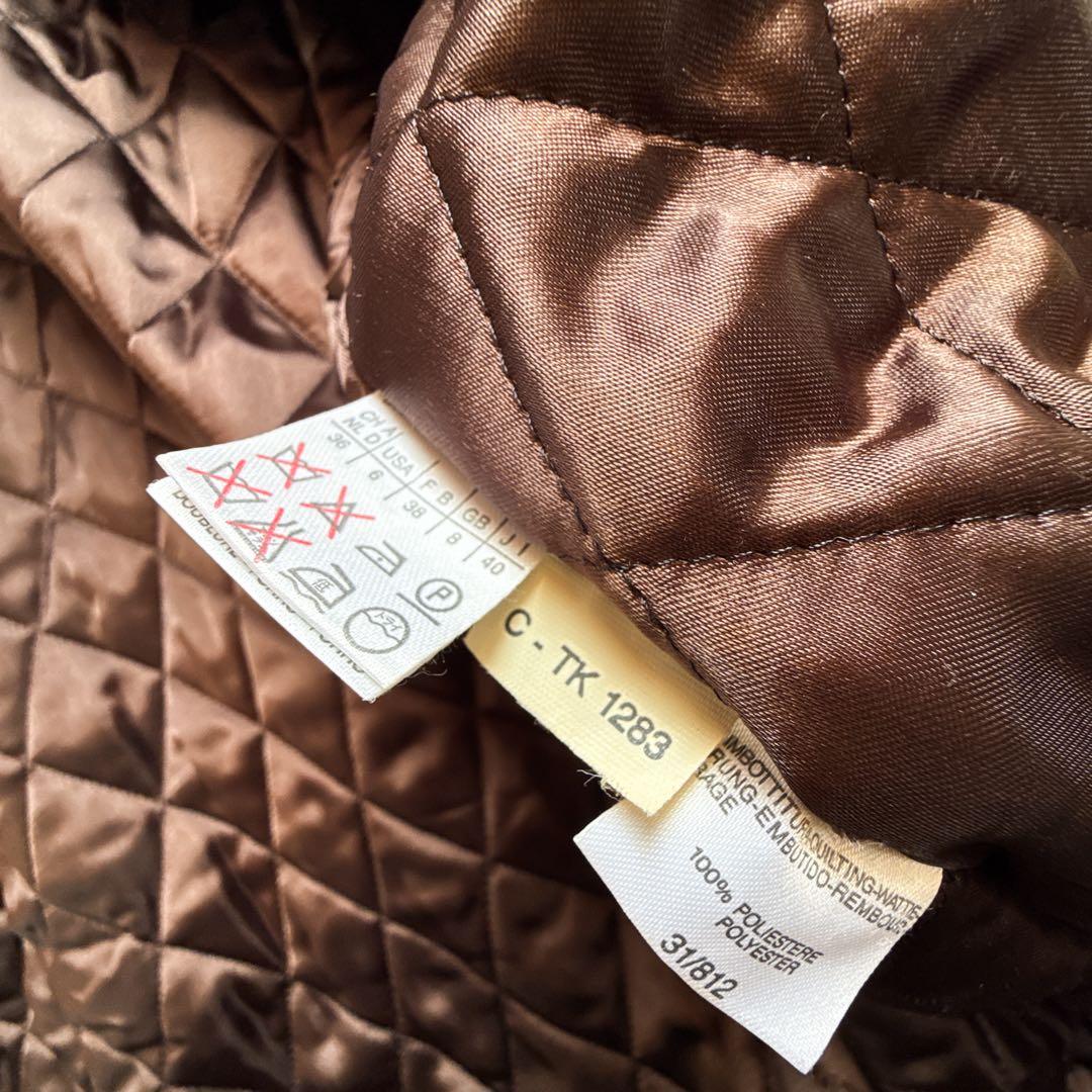 美品 MARELLA MaxMara キルティングインナーコート ブラウン 40