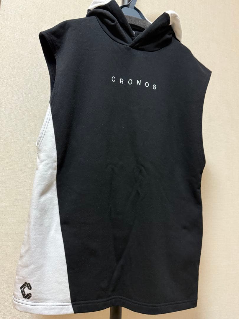 CRONOS ノースリーブフーディ L クロノス