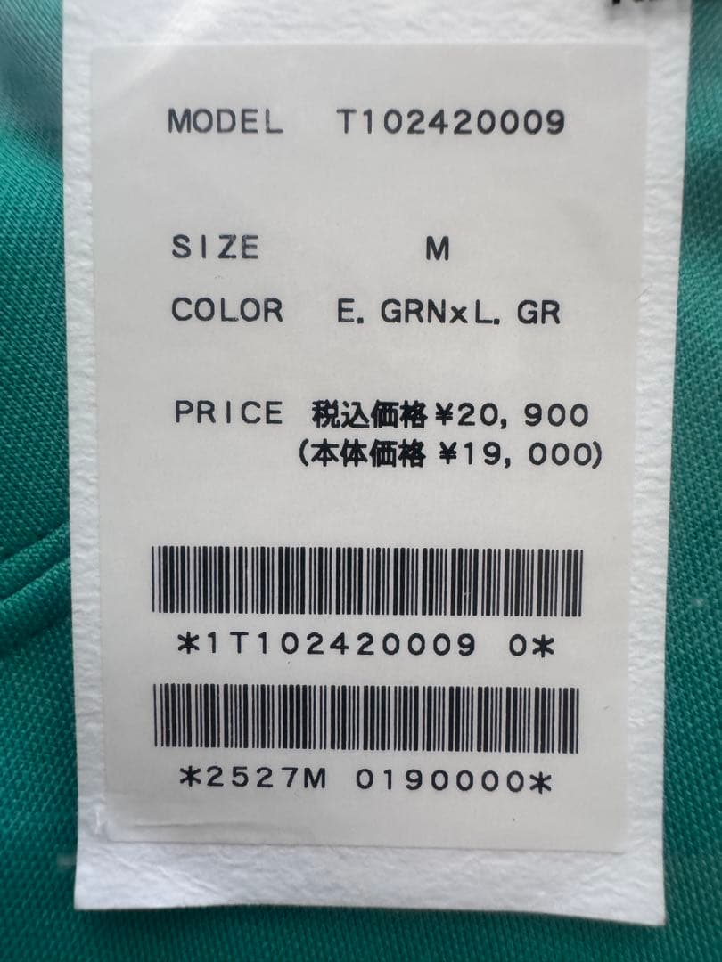 新品未使用　TFW49 半袖　モックネック　サイズM