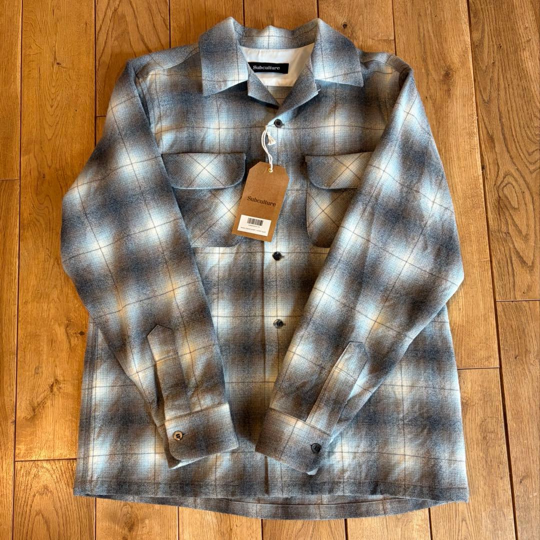 即完 SC subculture WOOL CHECK SHIRT 3