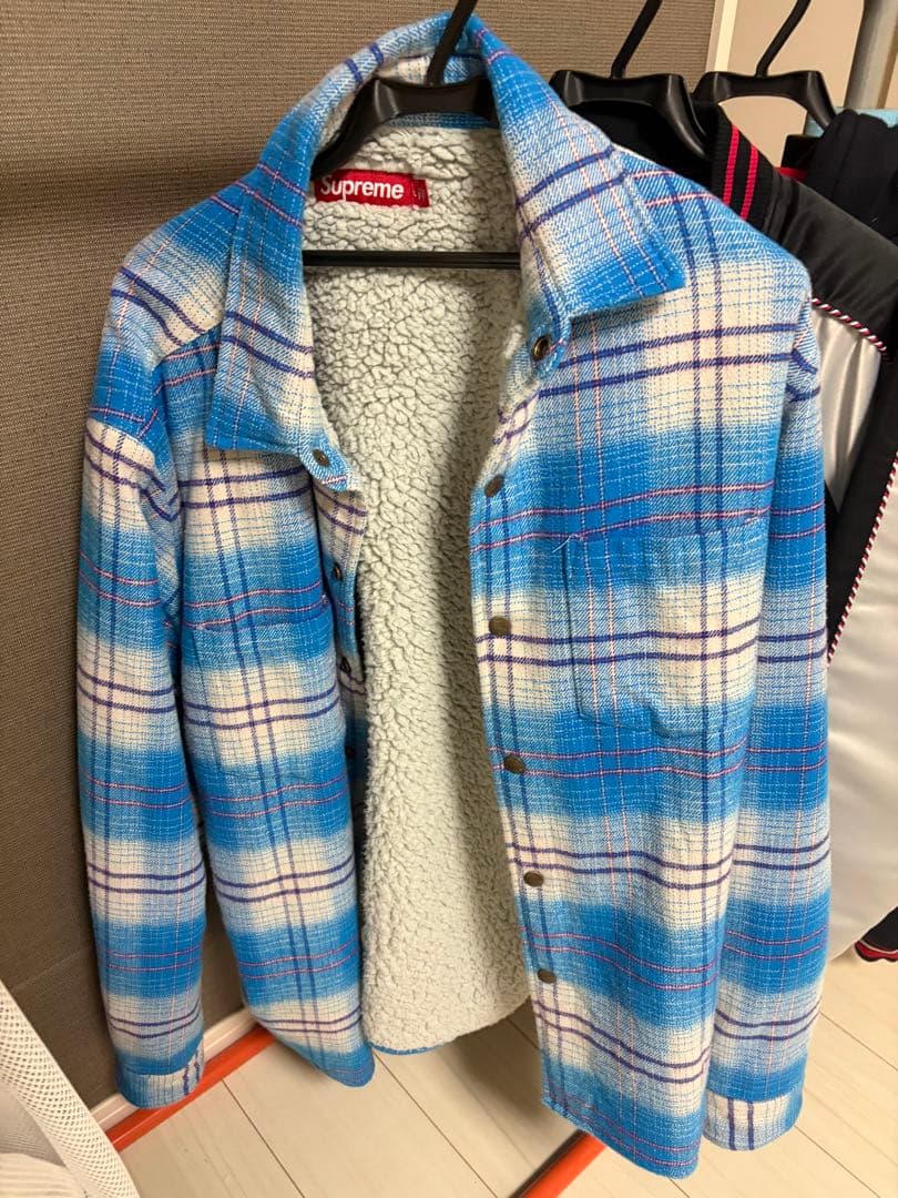 supreme ジャケット Lined Flannel Snap Shirt