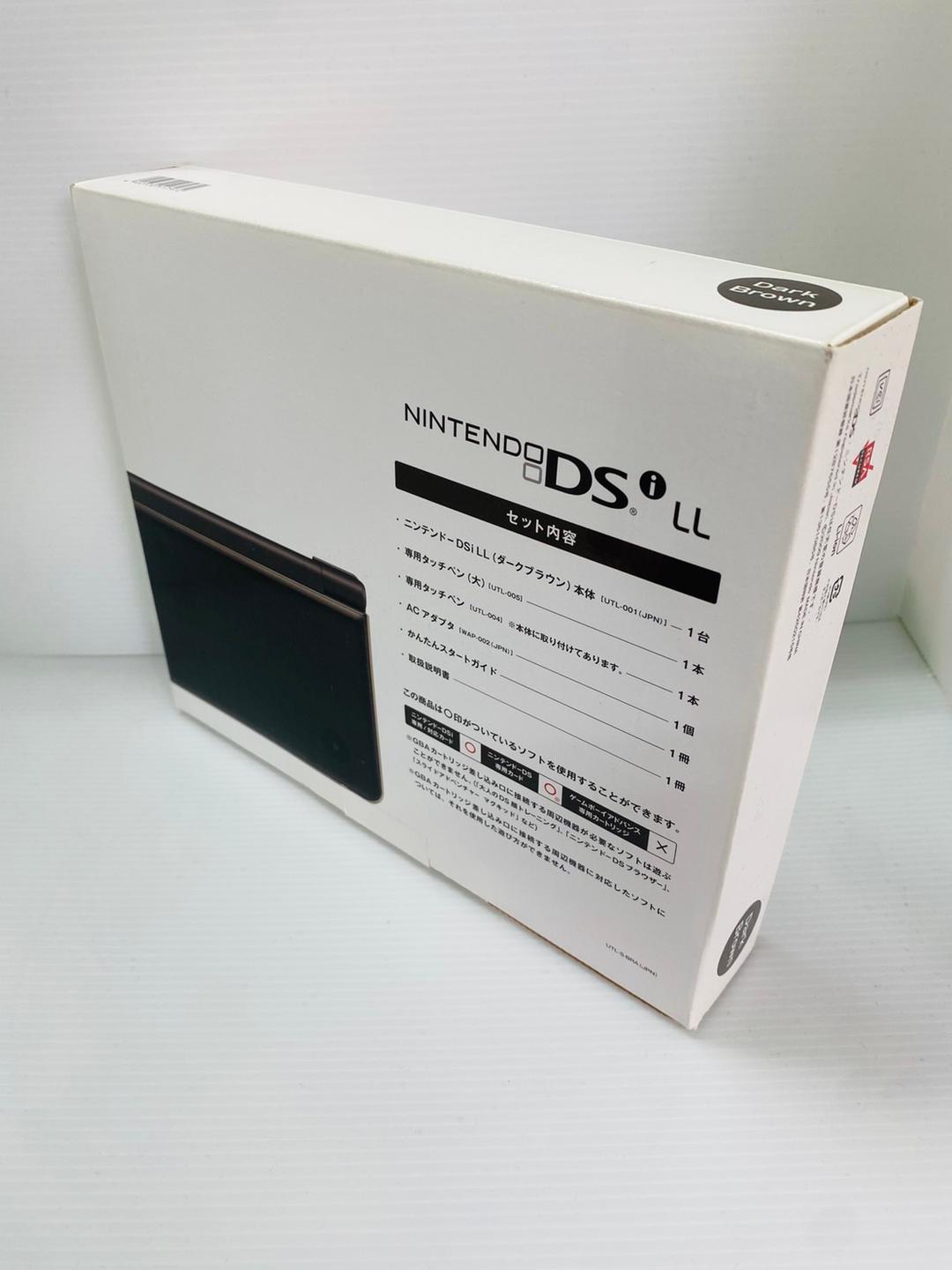 ★未使用品★極美品 ニンテンドーDSi LL ダークブラウン　生産終了 訳