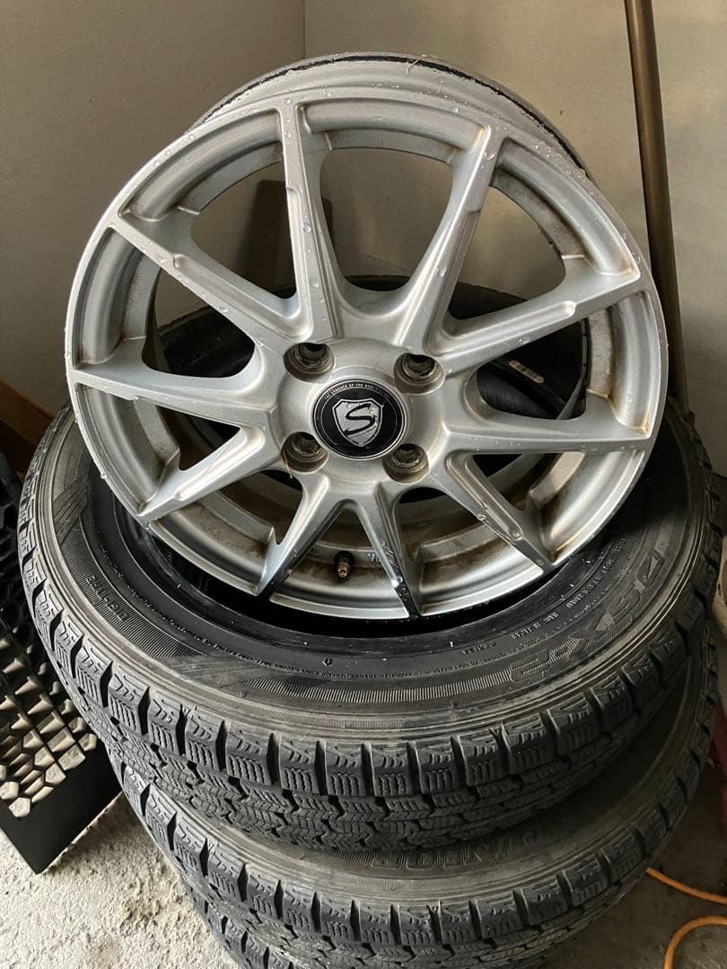 155/65R14 VRX3 2022 4本 スタッドレス 中古　中古ホイール付