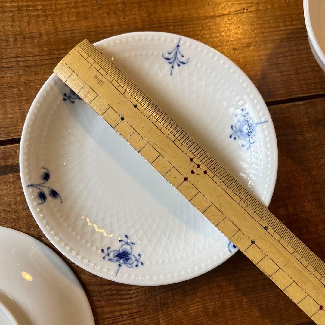 ロイヤルコペンハーゲン★ブルーパルメッテ★ホワイトパルメッテ★5点セット★湯呑み