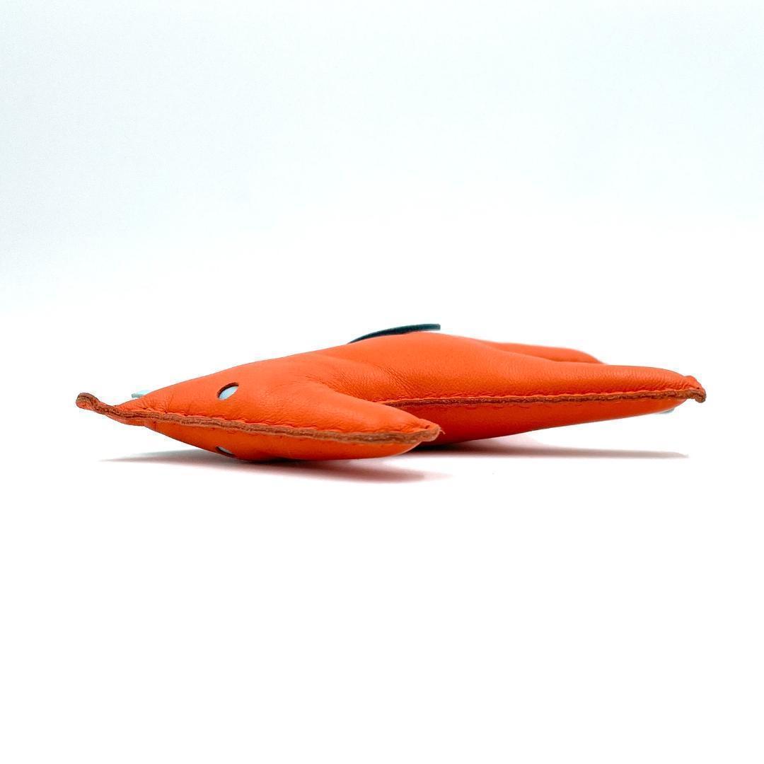 ✨️美品✨️ エルメス ロデオチャーム オレンジ バッグチャーム レザー レア