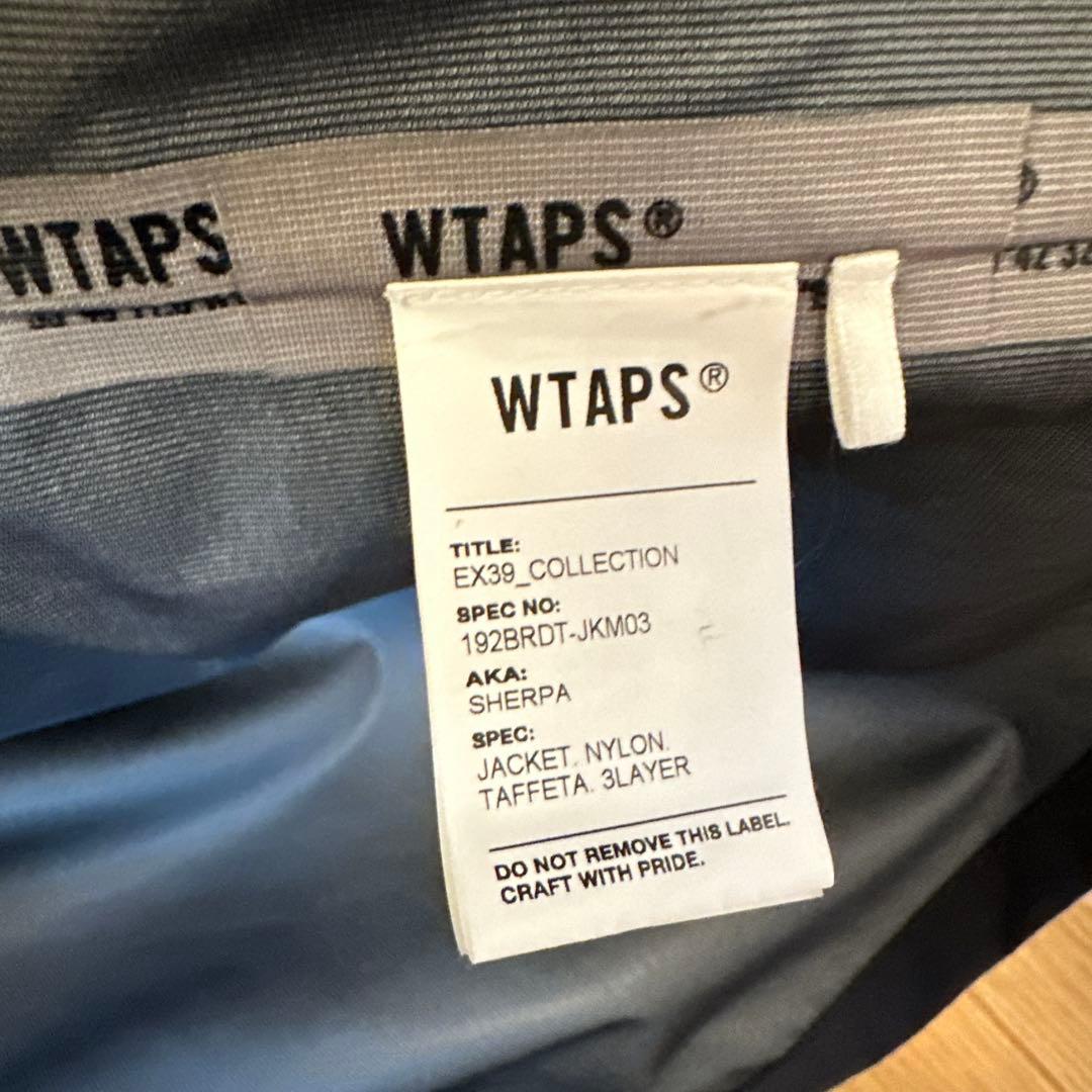 wtaps 19aw SHERPA JACKET マウンテンパーカー　ブラック