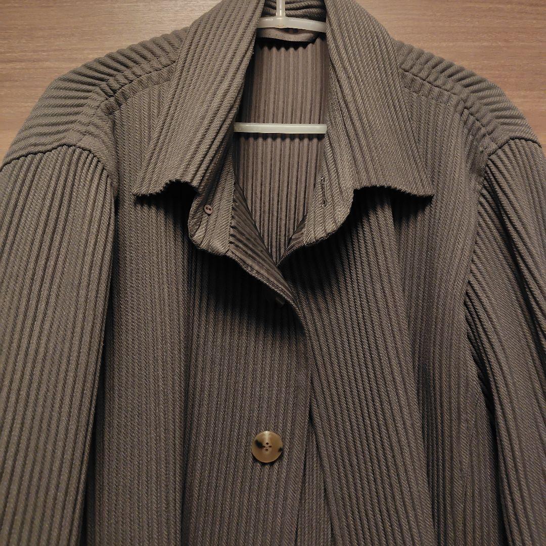 HOMME PLISSÉ ISSEY MIYAKE プリーツロングコート