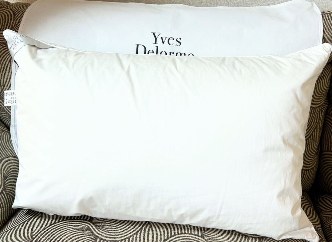 Yves Delorme 羽毛枕　50×75 300g