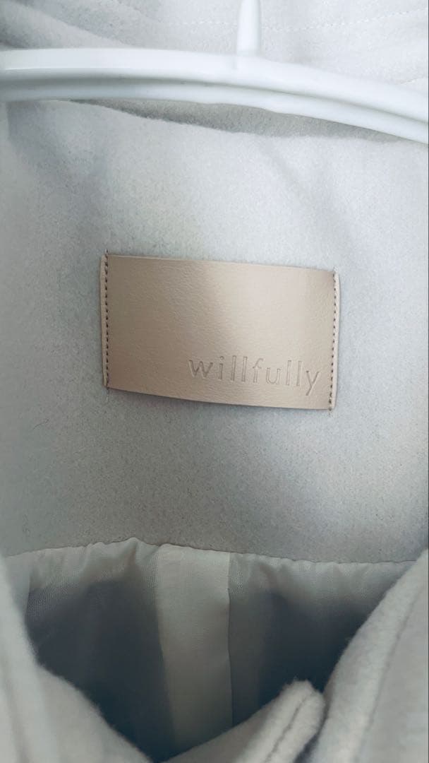 willfully ホワイト ダッフルコート