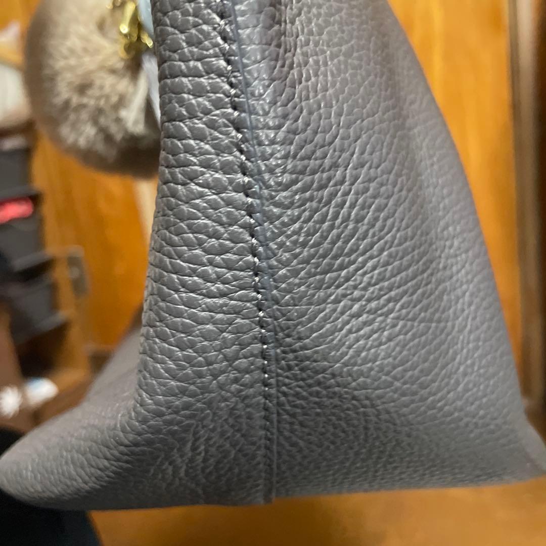 IACUCCI グレー レザートートバッグ