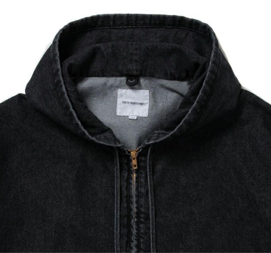 【新品】COOTIE/ Denim Zip Up Hooded Jacket