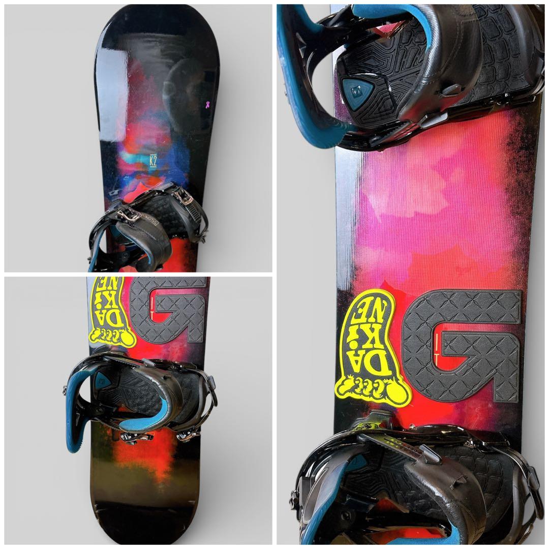 【美品】K2×サロモン レディース スノーボードセット 142cm 3点セット