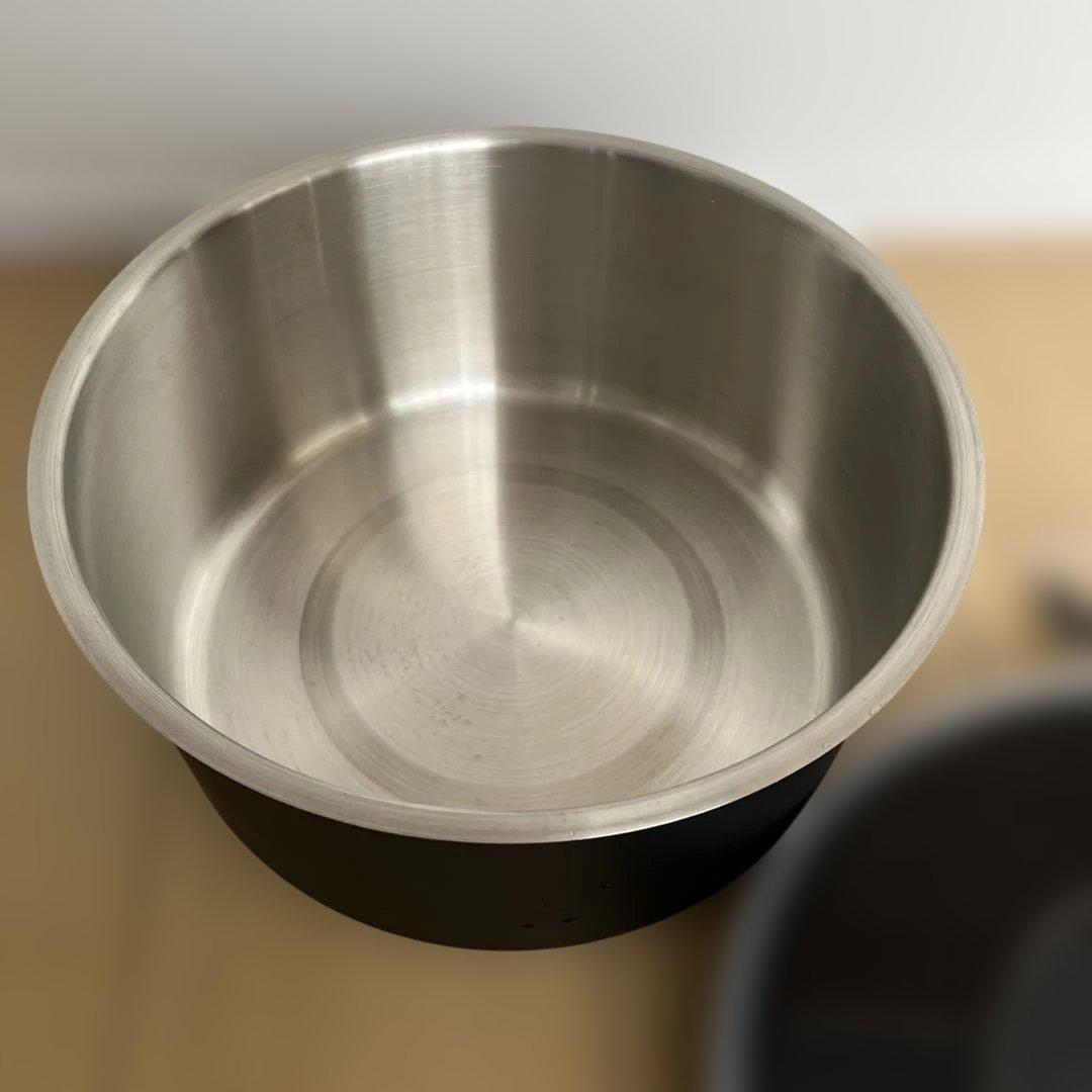 オーブル米びつ　ミニ6.5L 5キロブラック　黒　新品同様　真空保存容器