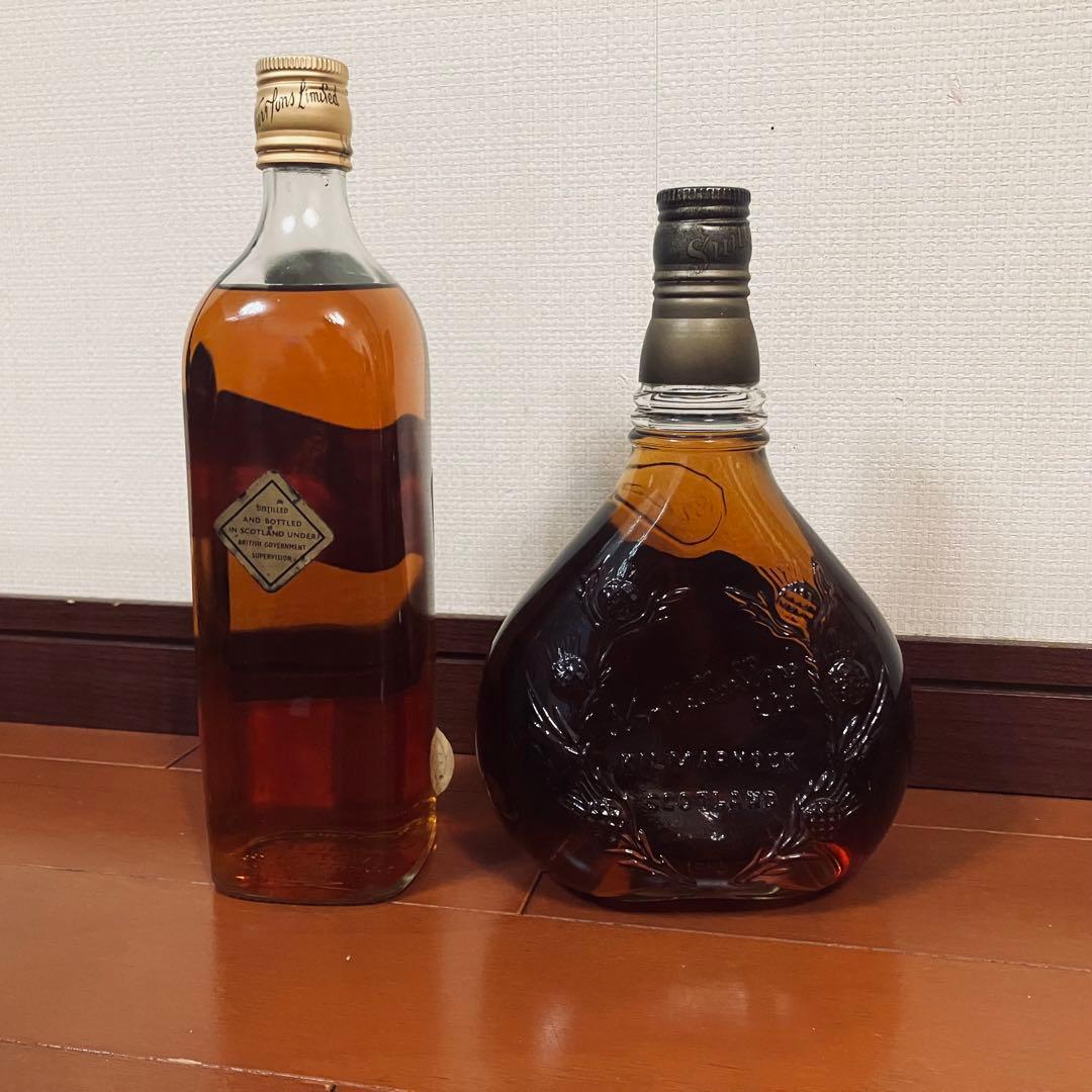 ジョニー・ウォーカー ブラックラベル & スワン 2本セット