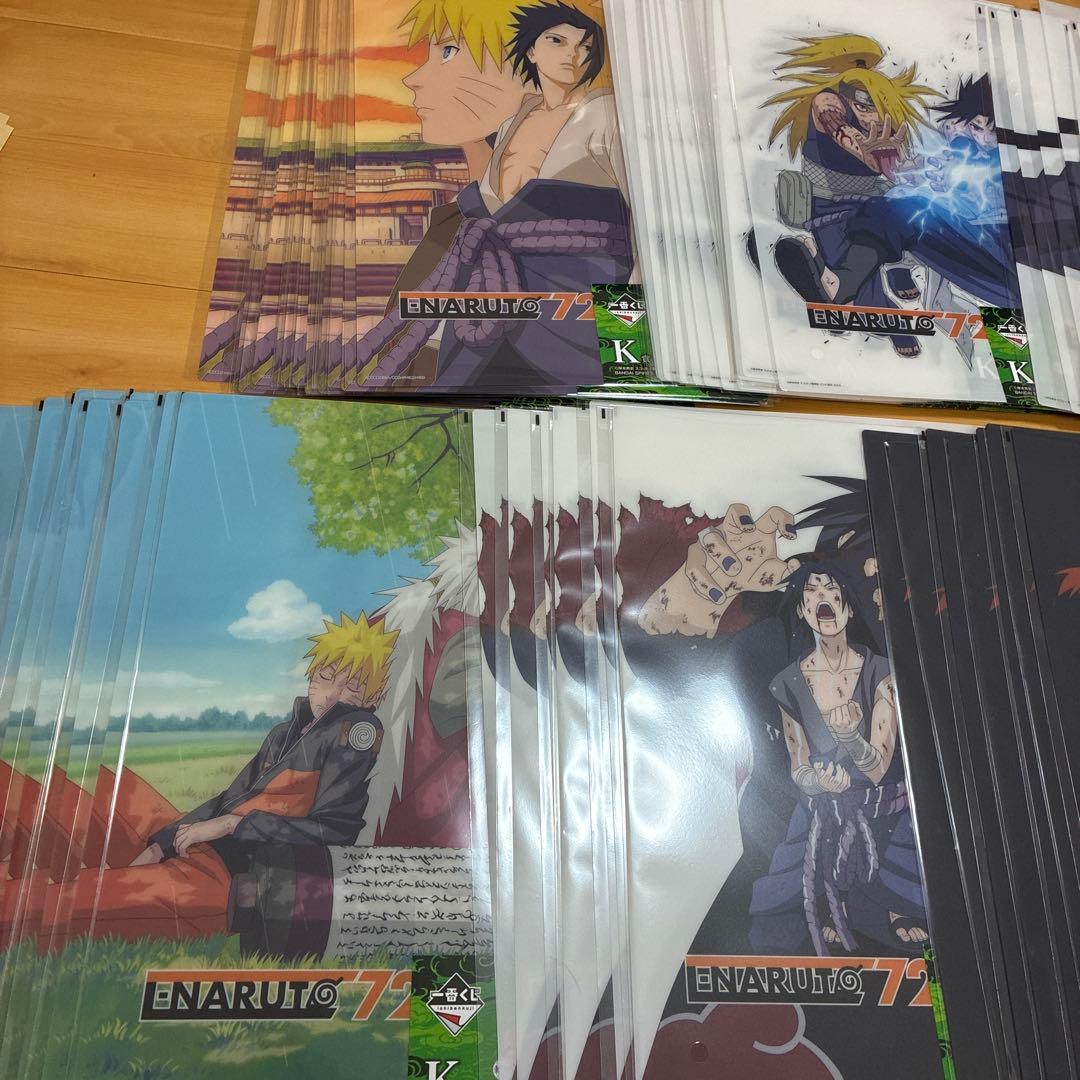 一番くじ NARUTO-ナルト- 疾風伝 K賞 ビジュアルボード　コンプ84点