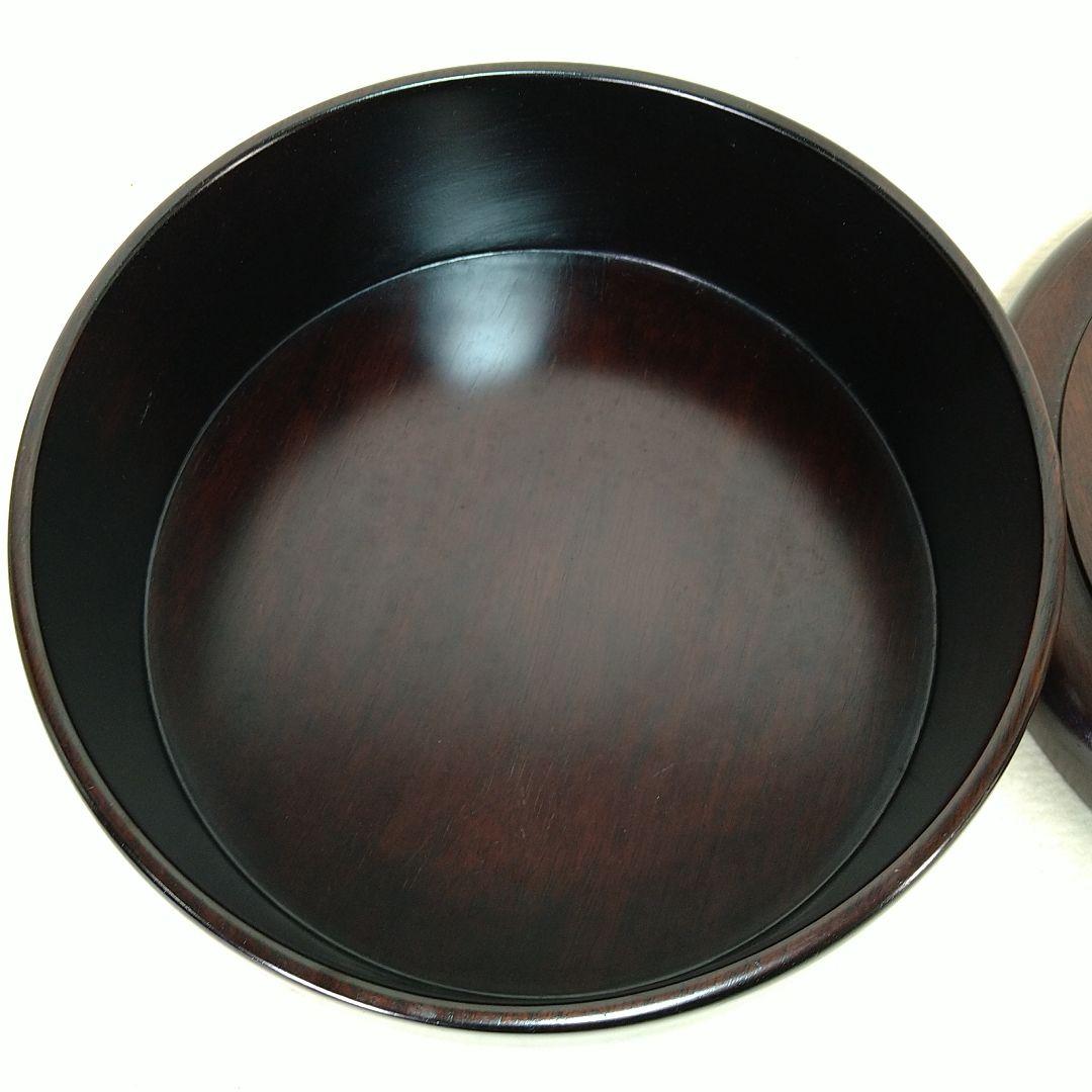 A461 紫檀製 茶櫃くりぬき 菓子器五枚 葉型菓子皿彫刻菓子器セット煎茶道具
