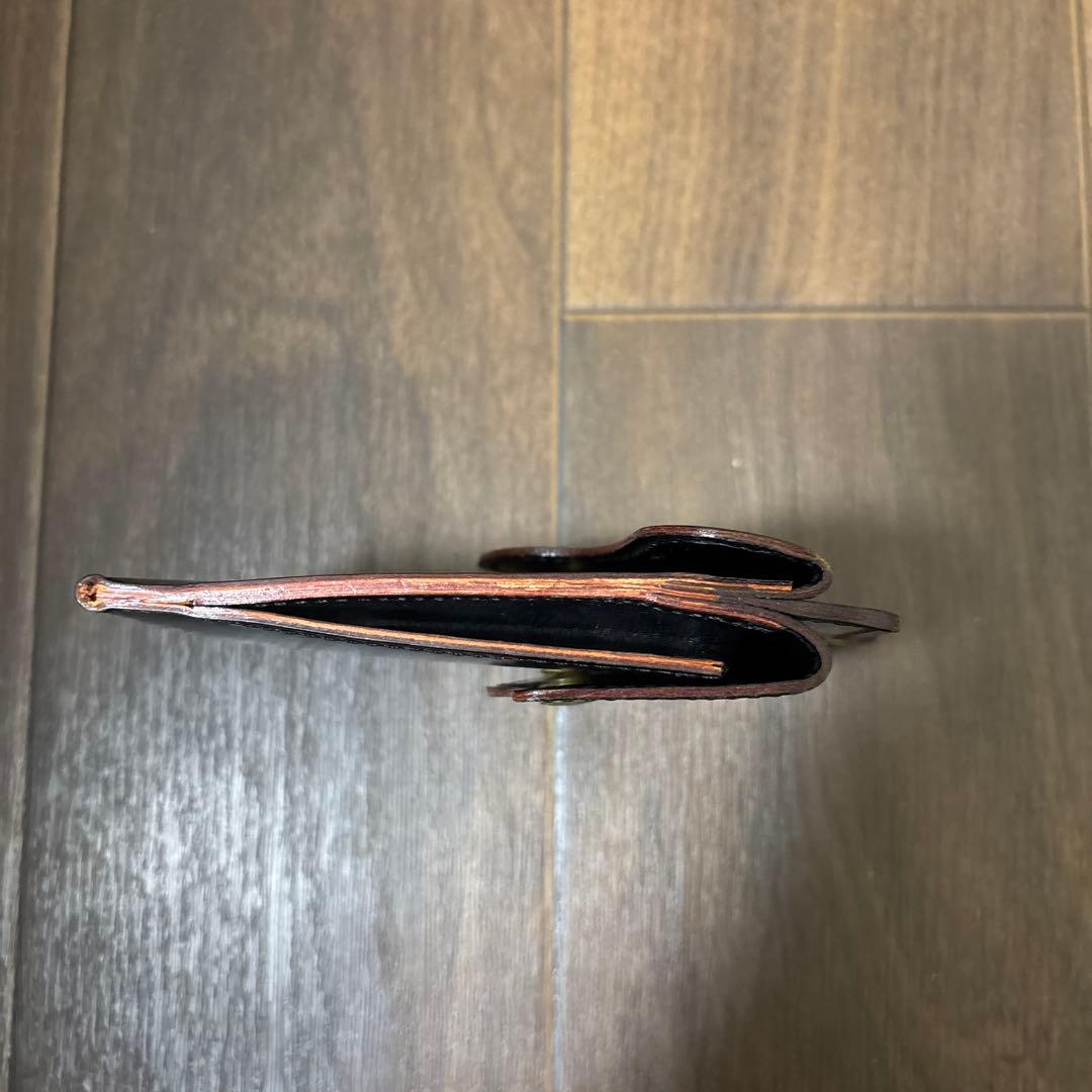 GANZO ネックストラップ付き 財布 パスケース