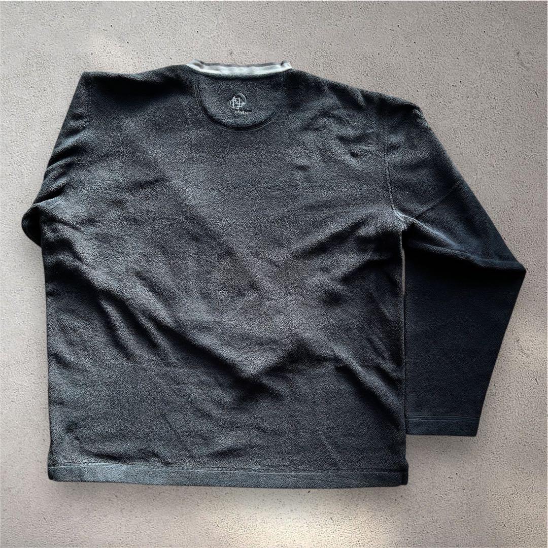 90s【Patagonia】rhythm クルーネック フリース Black L