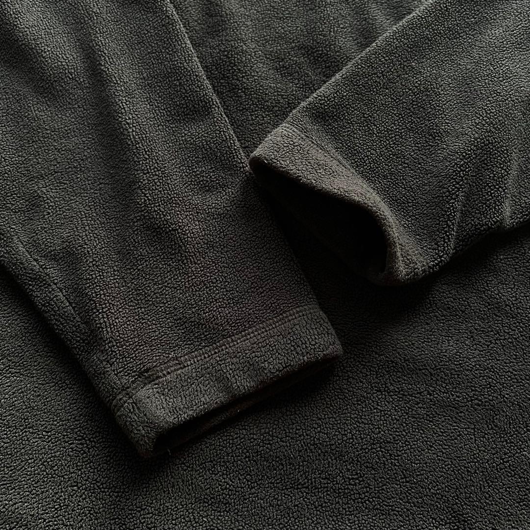 90s【Patagonia】rhythm クルーネック フリース Black L