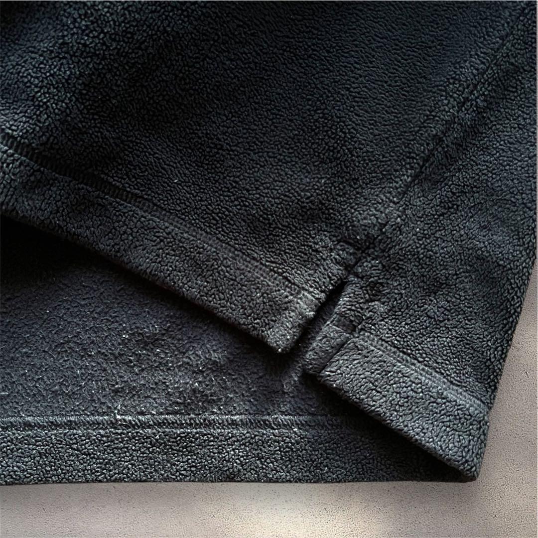 90s【Patagonia】rhythm クルーネック フリース Black L