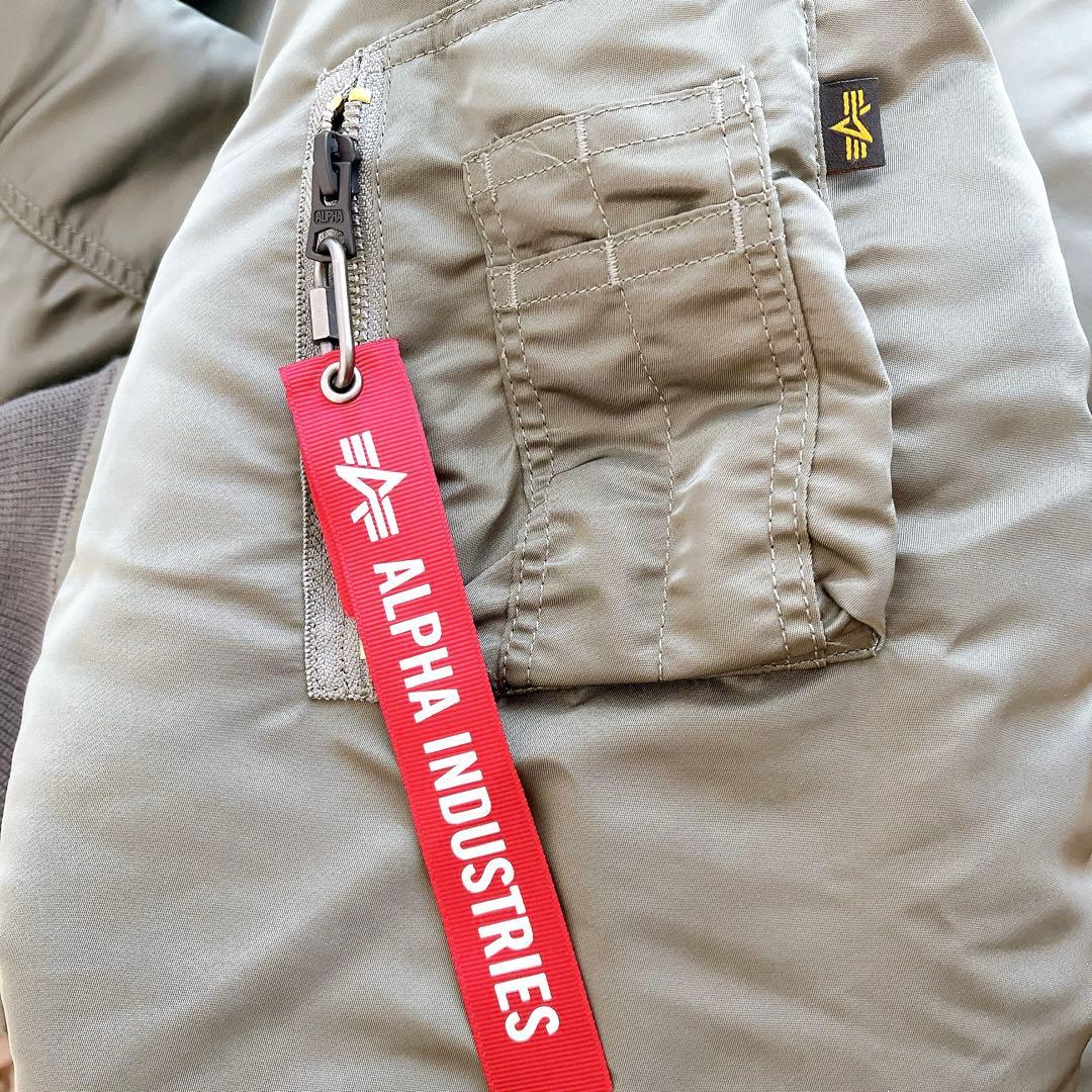 新品✨アルファインダストリーズ MA-1 フライトジャケット ＸＬセージグリーン