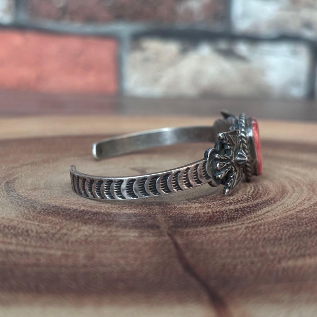 Navajo ナバホ Russell Sam Spiny Oyster バングル