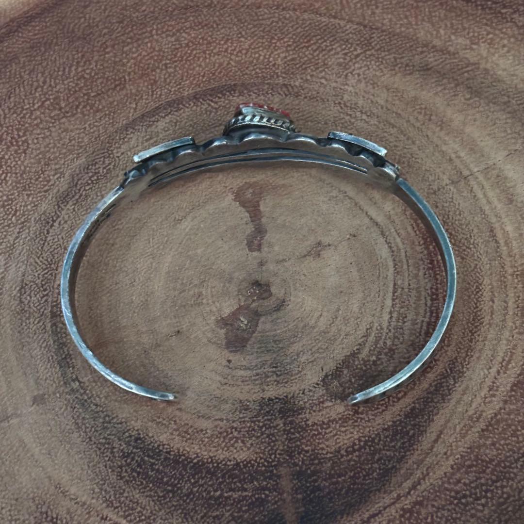 Navajo ナバホ Russell Sam Spiny Oyster バングル
