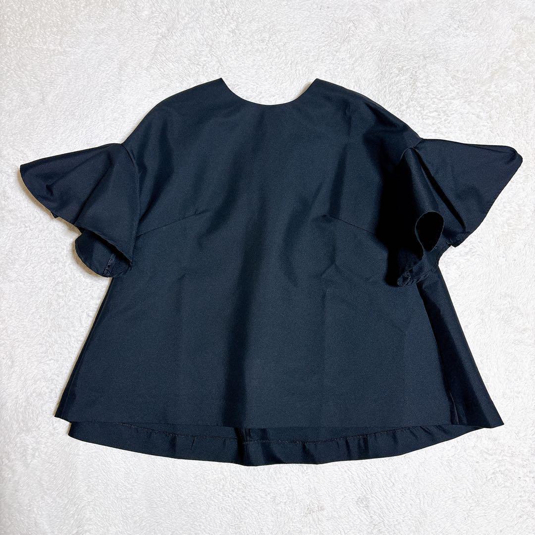 heve ヘイヴ フィンスリーブ ブラウス フレアスリーブ 24ss ブラック