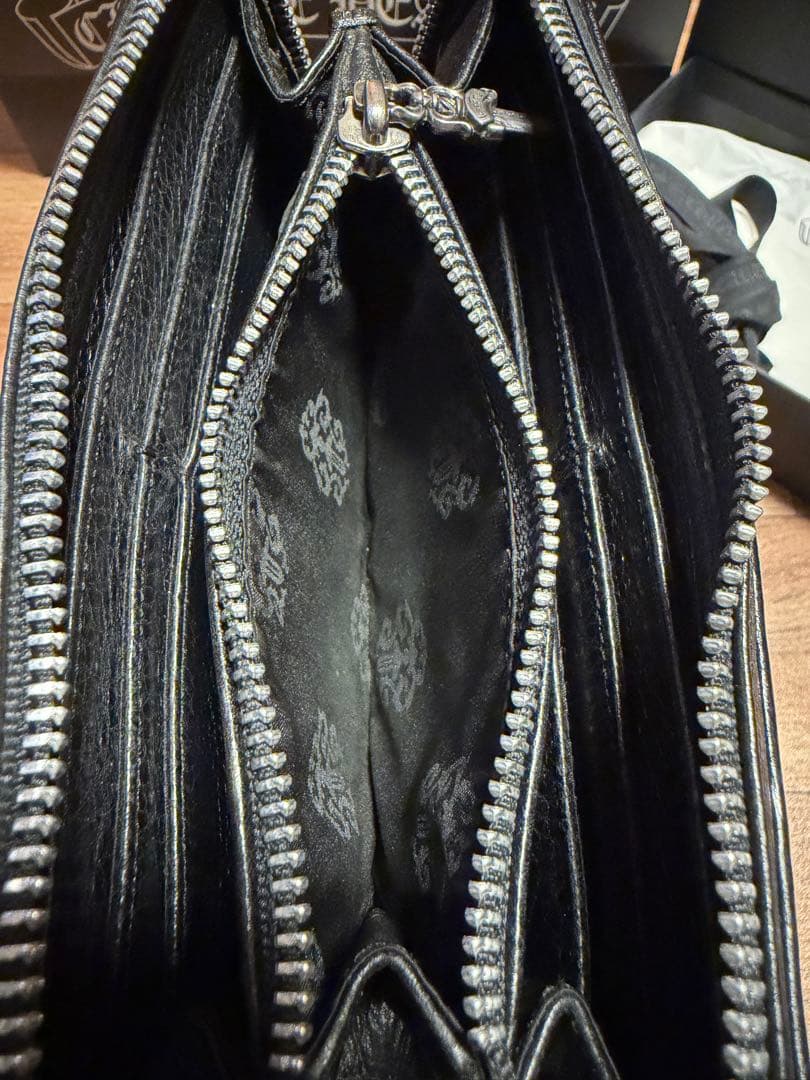 Chrome Hearts ブラック 長財布