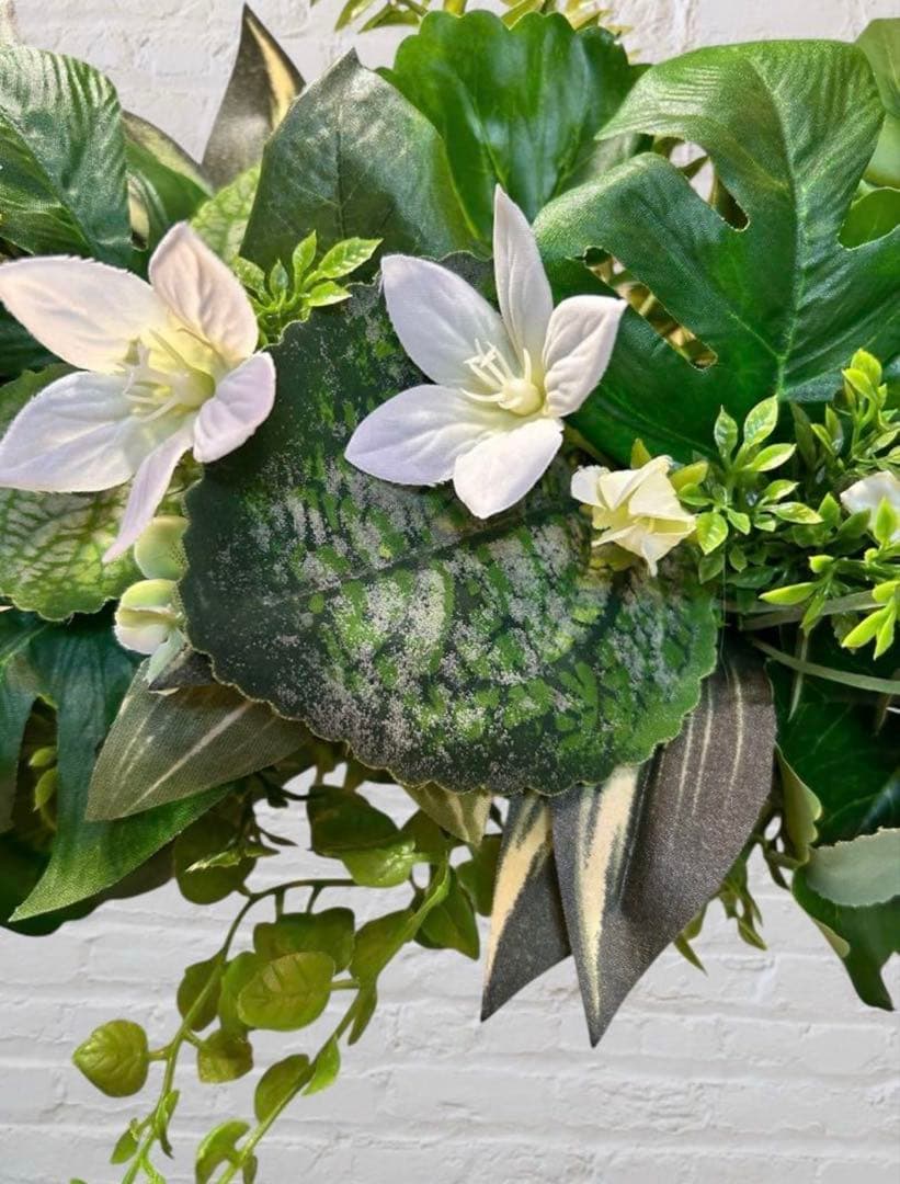 光触媒　人工観葉植物　ウォールグリーン　フェイクグリーン　壁掛け203080