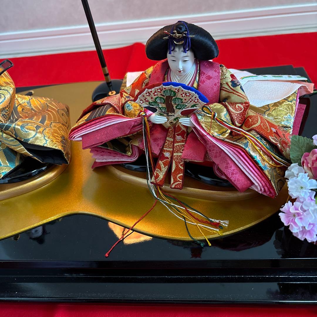 お雛さん　ひな祭り　お着物　豪華　雛人形