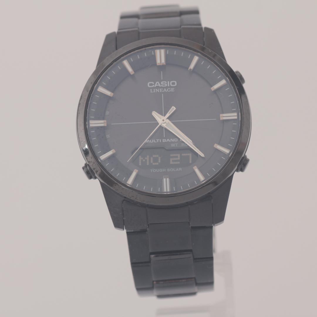 稼働品 CASIO カシオ LINEAGE LCW-M170 ソーラー電波 時計
